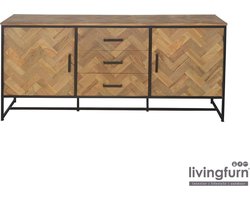Livingfurn - Dressoir Accent 180cm - Teakhout