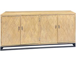 Livingfurn - Dressoir - Icons Sideboard Elm 180cm - Bruin