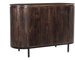 Livingfurn dressoir Noor 115x43x81 cm mangohout walnut