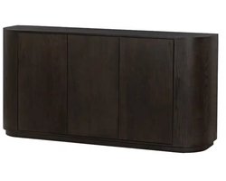 Livingfurn dressoir Novero Espresso 170x45x80 cm eiken