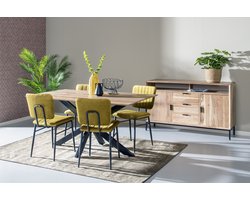 Livingfurn - Dressoir Oslo Acasia 140 cm - Acasiahout