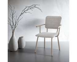 Livingfurn Eetkamerstoel Brix Finn Beige