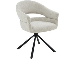 Livingfurn Eetkamerstoel Linn Toffee - Set van 2