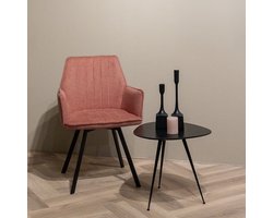 Livingfurn Eetkamerstoel Louise Blush