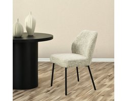 Livingfurn Eetkamerstoel Tess Cream