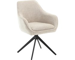 Livingfurn Eetkamerstoel Thomas - Taupe