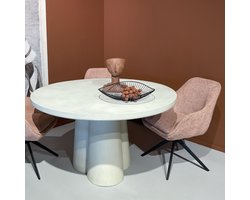 Livingfurn - Eetkamerstoel Tom Brique - eetkamerstoelen set van 2