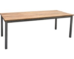 Livingfurn - Eetkamertafel Boston - Vier Poots - Teakhout - 180x100 cm
