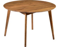 Livingfurn - Eetkamertafel Elias Round 120cm - Mangohout