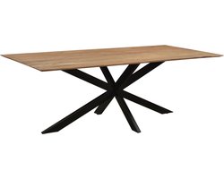 Livingfurn - Eetkamertafel Oslo - Acasia Hout - Bruine - 200 cm