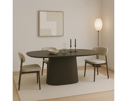 Livingfurn - Eetkamertafel - Tobago Espresso 200cm - Bruin