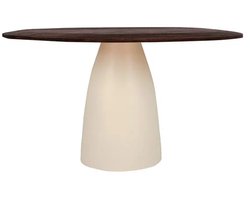 Livingfurn eettafel Brix Marron 120x140x76 cm mangohout