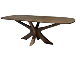 Livingfurn Eettafel Brix Montreaux Bruin 220cm