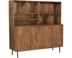 Livingfurn - Kabinetkast Elan - 180x150x45 cm - Mangohout