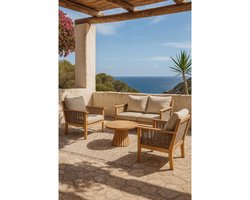 Livingfurn - Malaga tuinset - beige/naturel