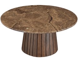 Livingfurn salontafel Brix Emperador 80x80x38 cm marmer