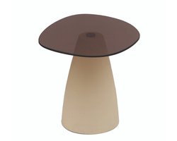 Livingfurn salontafel Brix Mylon 43x50x40 cm glas