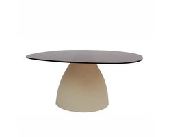 Livingfurn salontafel Brix Mylon 76x86x35 cm glas