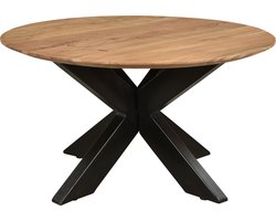 Livingfurn - Salontafel Oslo Rond - 80x80x40cm - Acaciahout