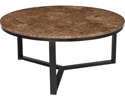 Livingfurn - Salontafel Senna Emperador 60cm - Marmer