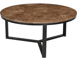 Livingfurn - Salontafel Senna Emperador 80cm - Marmer