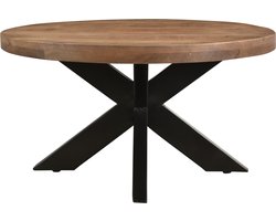 Livingfurn - Salontafel Sturdy Rond - 80x80x40cm - Mangohout