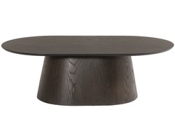 Livingfurn - Salontafel - Tobago Espresso Oval 120cm - Bruin