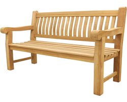 Livingfurn - Tuinbank Patrick Breed Teakhout 166 cm