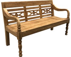 Livingfurn - Tuinbank Station Kasar - 150x90x55 cm - Teakhout