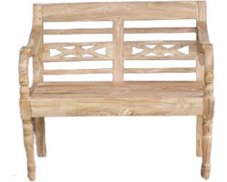 Livingfurn - Tuinbank Stations Bench - 45x100x75 - Teakhout