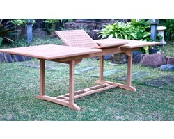 Livingfurn Tuintafel Evelien Teakhout Uitschuifbaar 180/240cm
