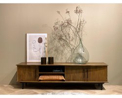 Livingfurn - TV Meubel Elias 200cm - Mangohout