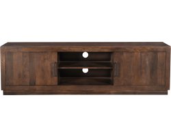 Livingfurn - TV Meubel Jaxx Brown 150cm - Mangohout