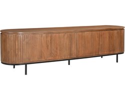 Livingfurn tv meubel Noor 210x43x56 cm mangohout naturel