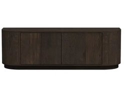 Livingfurn tv meubel Novero Espresso 140x40x45 cm eiken