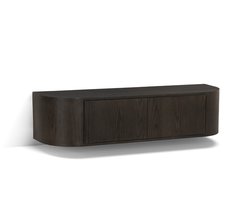 Livingfurn tv meubel Novero Espresso Zwevend 140x35x33 cm