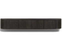 Livingfurn - TV-Meubel Novero Espresso Zwevend - 35x220x33cm