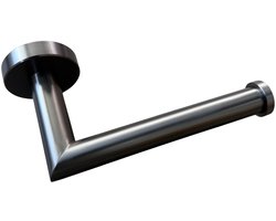 Livinq Toiletrolhouder Gunmetal - Wc Rol Houder - Wc Rolhouder - RVS - Geborsteld Gun metal PVD