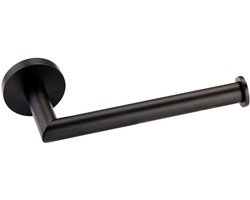 Livinq Toiletrolhouder - Wc Rol Houder Zwart - Wc Rolhouder - RVS - Zwart
