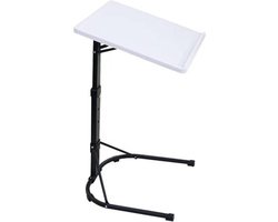 Livista® Laptoptafel - Bijzettafel Laptop - Inklapbare tafel - Wit - Opvouwbaar