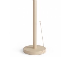 Livni & Co. Soft Beige Keukenrolhouder Staand – Vrijstaand Design met Anti-Rol Arm