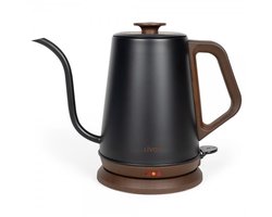 Livoo Waterkoker met Zwanenhals – 1L – 1000W – RVS – Zwart