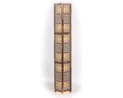 LM-collection Adra Vloerlamp - 25x25x180cm - E27 - Wit/Grijs - Hout/Glas - vloerlampen woonkamer, vloerlamp zwart, vloerlamp industrieel, vloer lamp, vloerlampen landelijk, staande lampen woonkamer, staande lampen, staande lamp industrieel