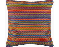 LM-Collection Kingston Tuinkussen 51x15x51cm - Multi kleur - Plastic - tuinkussens, tuin kussens, sierkussens buiten, sierkussens, tuinkussen lage rug