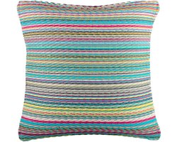 LM-Collection Kingston Tuinkussen - 51x51cm - Multi kleur - Plastic - tuinkussens, tuin kussens, sierkussens buiten, sierkussens, tuinkussen lage rug