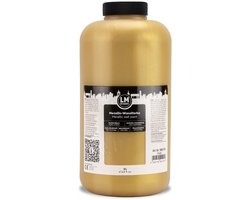 LM-Kreativ Metallic wandverf – Goud – 2 l