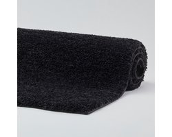 Loa Badmat Black | 60 x 100 cm | Zwart | Polyester