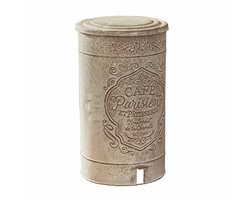 LOBERON Afvalemmer Flistar antiekbruin