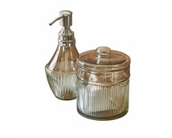 LOBERON Badkamerset Jolivienne bruin/helder