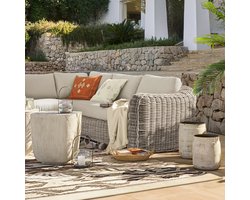 LOBERON Bank Eravinto beige/grijs